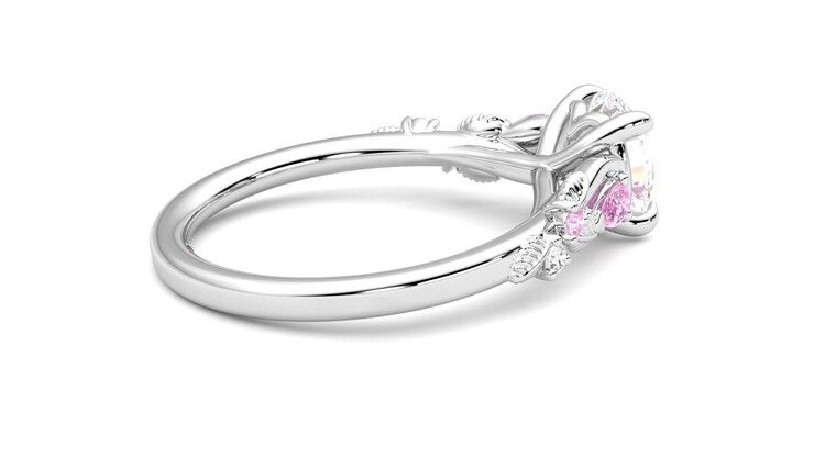 Taylor & Hart Lierre Round Engagement Ring 360 degree image 11
