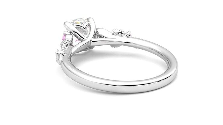 Taylor & Hart Lierre Round Engagement Ring 360 degree image 17