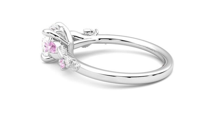 Taylor & Hart Lierre Round Engagement Ring 360 degree image 19