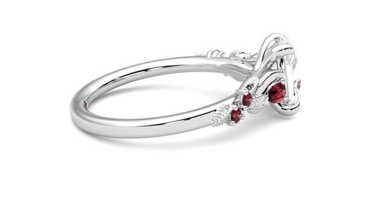 Taylor & Hart Lierre Oval Engagement Ring 360 degree image 10