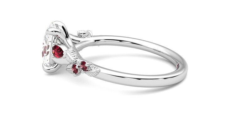 Taylor & Hart Lierre Oval Engagement Ring 360 degree image 20