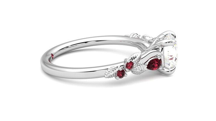 Taylor & Hart Lierre Round Engagement Ring 360 degree image 9
