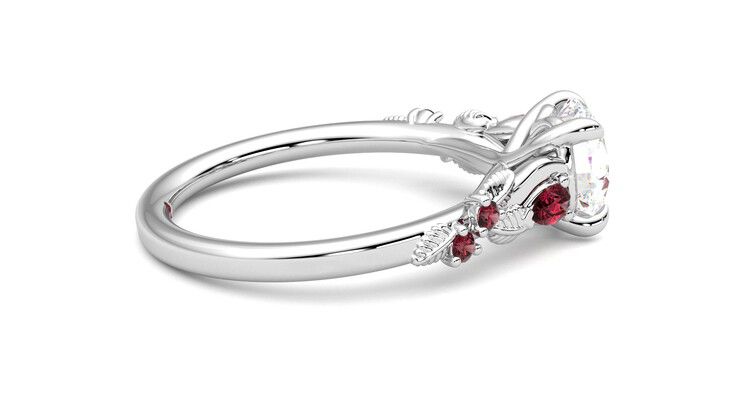 Taylor & Hart Lierre Round Engagement Ring 360 degree image 10