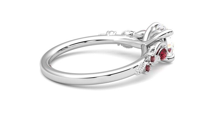 Taylor & Hart Lierre Round Engagement Ring 360 degree image 11