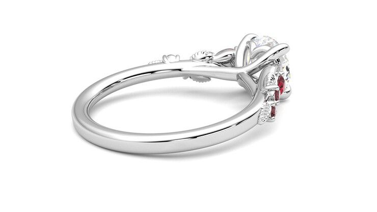 Taylor & Hart Lierre Round Engagement Ring 360 degree image 12