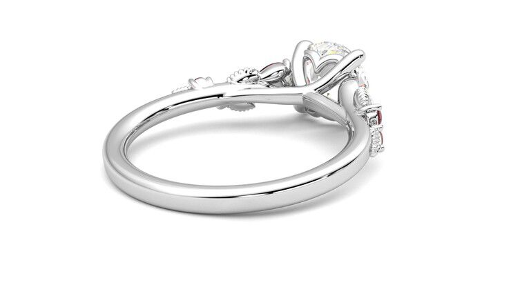 Taylor & Hart Lierre Round Engagement Ring 360 degree image 13
