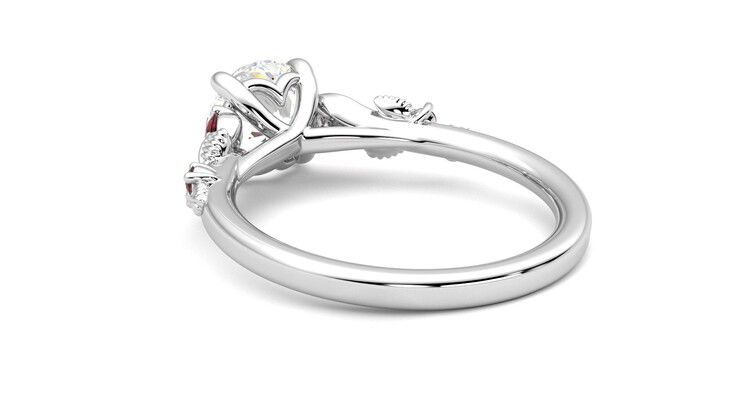 Taylor & Hart Lierre Round Engagement Ring 360 degree image 17