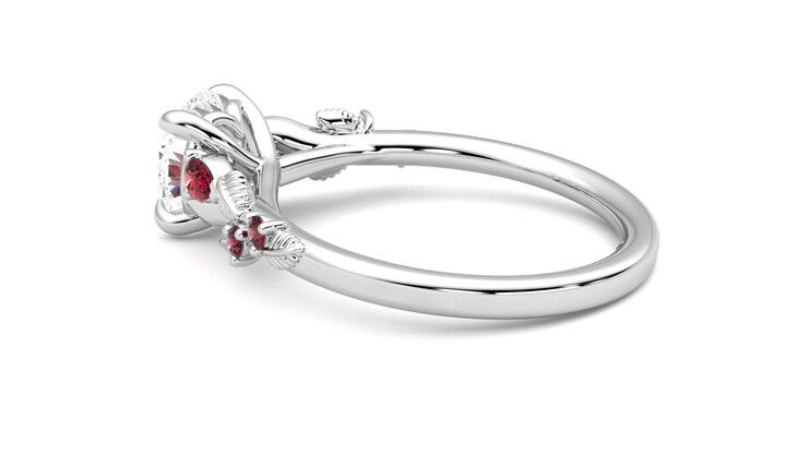 Taylor & Hart Lierre Round Engagement Ring 360 degree image 19