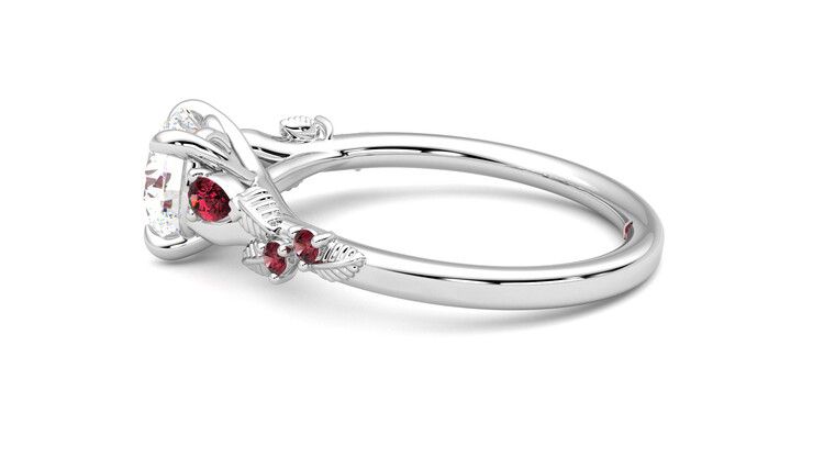 Taylor & Hart Lierre Round Engagement Ring 360 degree image 20