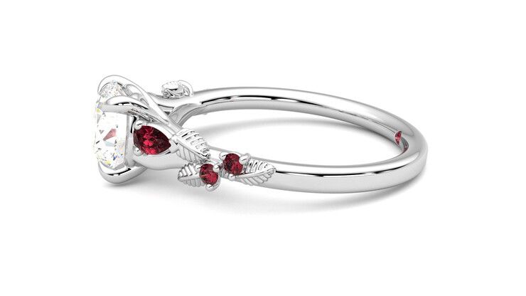 Taylor & Hart Lierre Round Engagement Ring 360 degree image 21