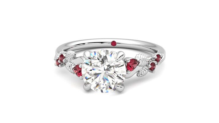 Taylor & Hart Lierre Round Engagement Ring 360 degree image 28