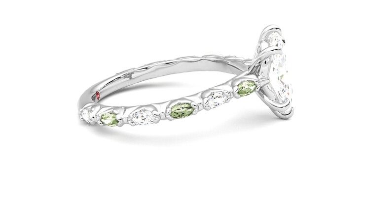 Taylor & Hart Liora Marquise Engagement Ring 360 degree image 9