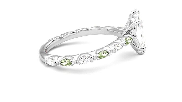 Taylor & Hart Liora Marquise Engagement Ring 360 degree image 10