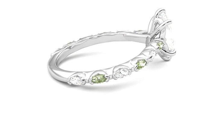 Taylor & Hart Liora Marquise Engagement Ring 360 degree image 11