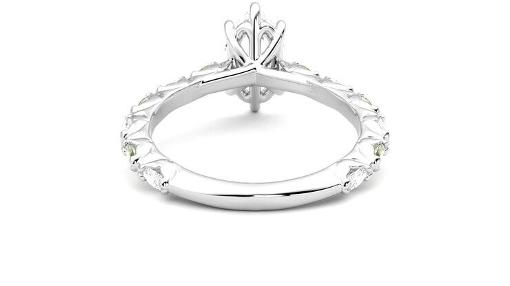 Taylor & Hart Liora Marquise Engagement Ring 360 degree image 15