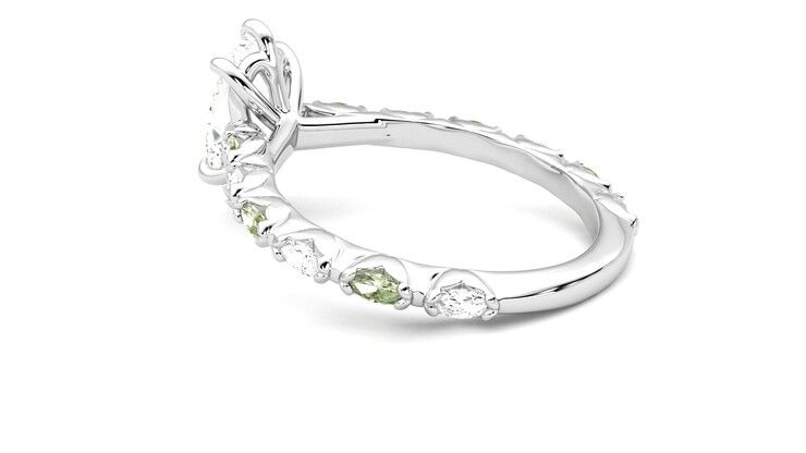 Taylor & Hart Liora Marquise Engagement Ring 360 degree image 18