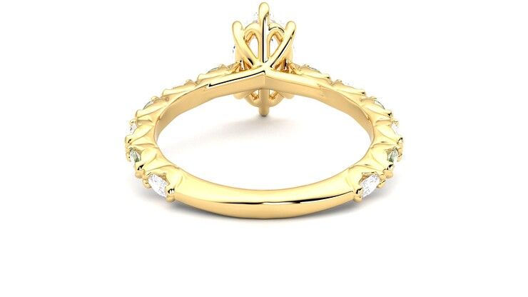 Taylor & Hart Liora Marquise Engagement Ring 360 degree image 15