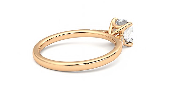 Taylor & Hart Lissome Cushion Engagement Ring 360 degree image 12