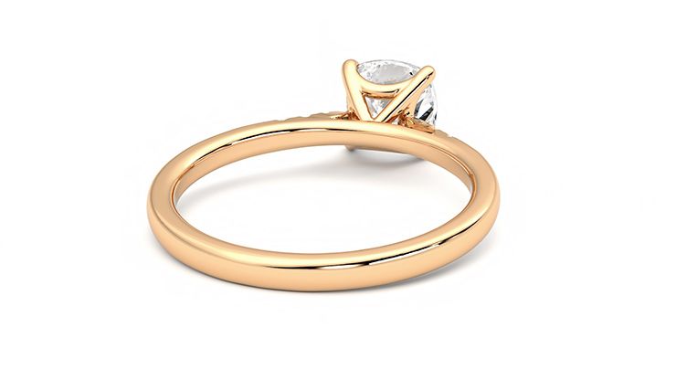 Taylor & Hart Lissome Cushion Engagement Ring 360 degree image 14