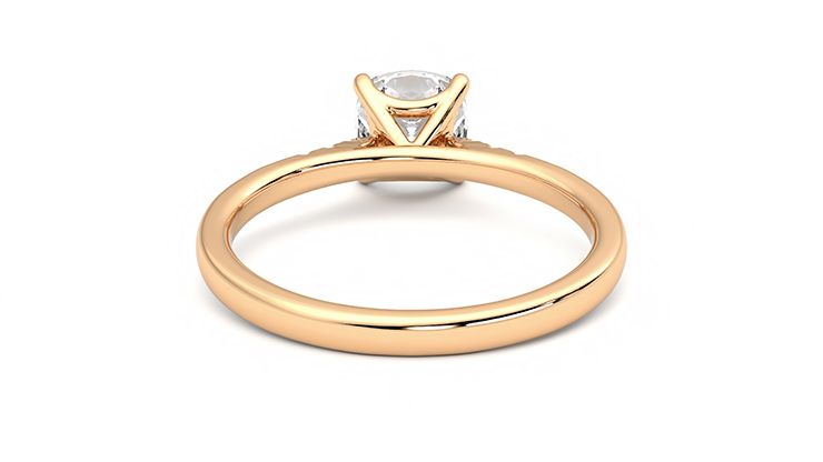 Taylor & Hart Lissome Cushion Engagement Ring 360 degree image 15