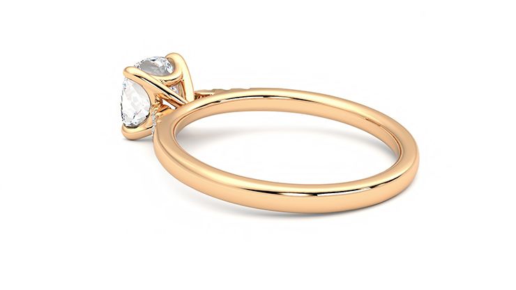 Taylor & Hart Lissome Cushion Engagement Ring 360 degree image 18