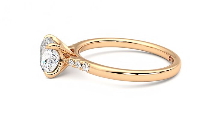 Taylor & Hart Lissome Cushion Engagement Ring 360 degree image 21