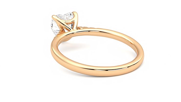 Taylor & Hart Lissome Heart Engagement Ring 360 degree image 17