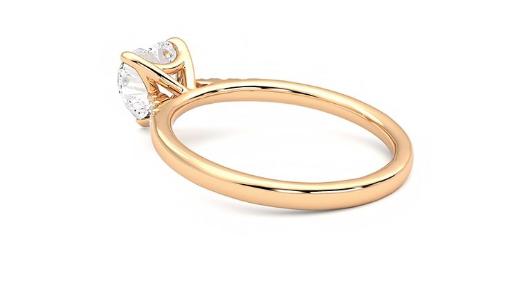 Taylor & Hart Lissome Heart Engagement Ring 360 degree image 18