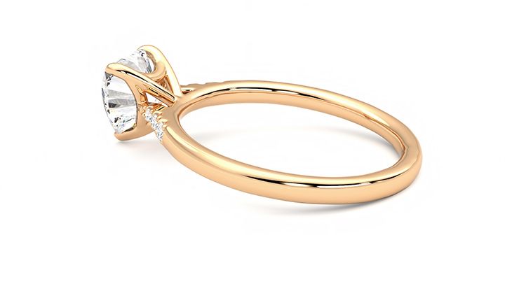 Taylor & Hart Lissome Heart Engagement Ring 360 degree image 19