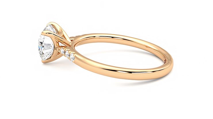 Taylor & Hart Lissome Heart Engagement Ring 360 degree image 20