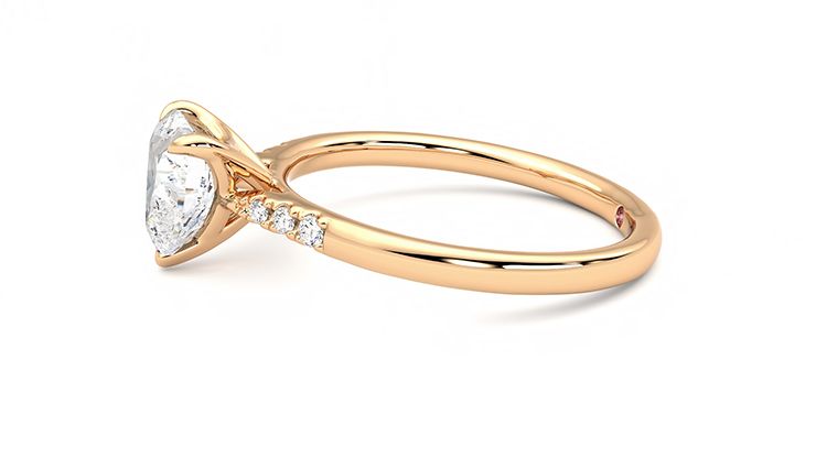 Taylor & Hart Lissome Heart Engagement Ring 360 degree image 21