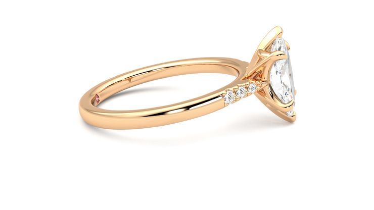 Taylor & Hart Lissome Marquise Engagement Ring 360 degree image 9