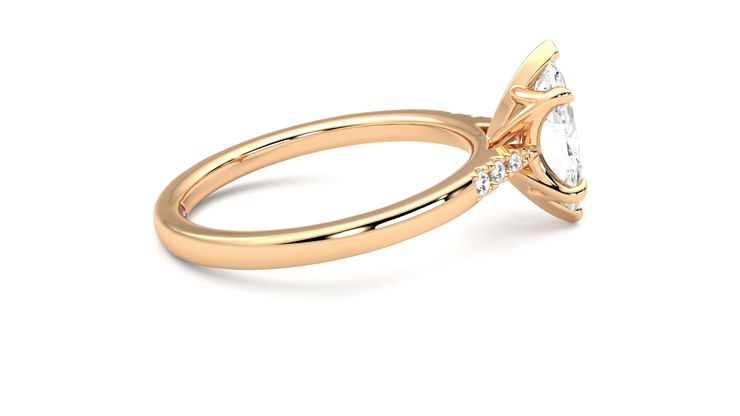 Taylor & Hart Lissome Marquise Engagement Ring 360 degree image 10