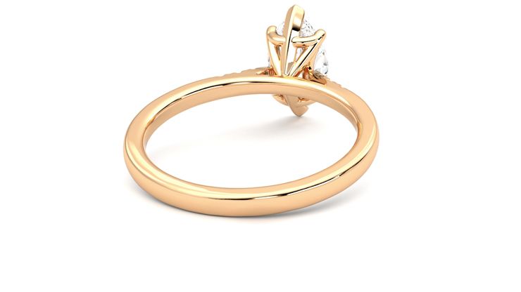 Taylor & Hart Lissome Marquise Engagement Ring 360 degree image 14