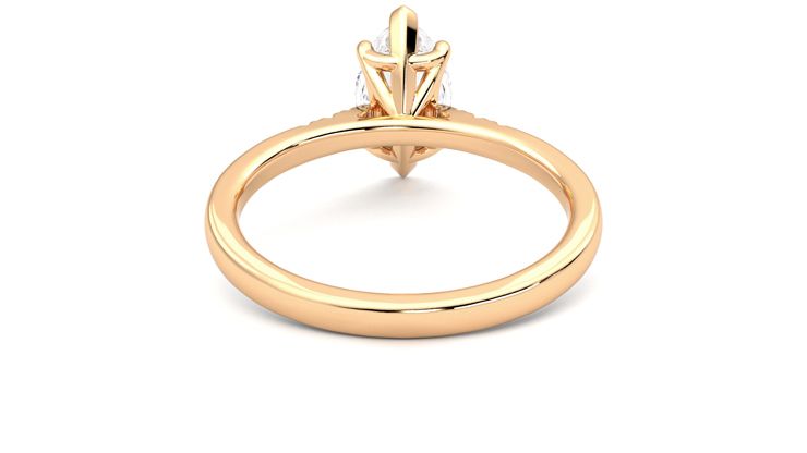 Taylor & Hart Lissome Marquise Engagement Ring 360 degree image 15