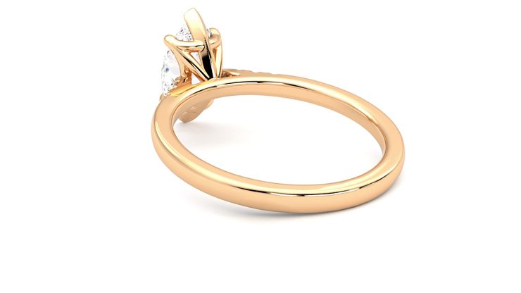 Taylor & Hart Lissome Marquise Engagement Ring 360 degree image 17