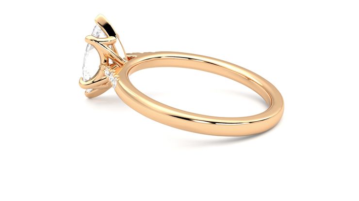 Taylor & Hart Lissome Marquise Engagement Ring 360 degree image 19
