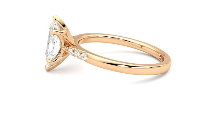 Taylor & Hart Lissome Marquise Engagement Ring 360 degree image 21