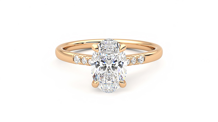 Taylor & Hart Lissome Oval Engagement Ring 360 detail 01