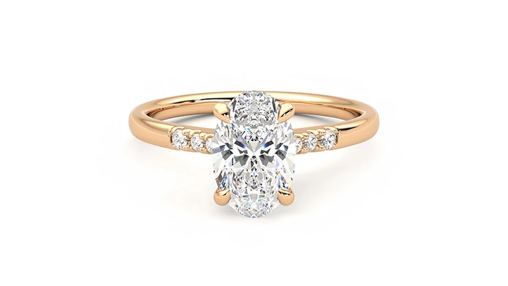 Taylor & Hart Lissome Oval Engagement Ring 360 detail 01