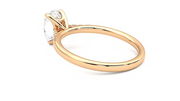Taylor & Hart Lissome Pear Engagement Ring 360 degree image 18