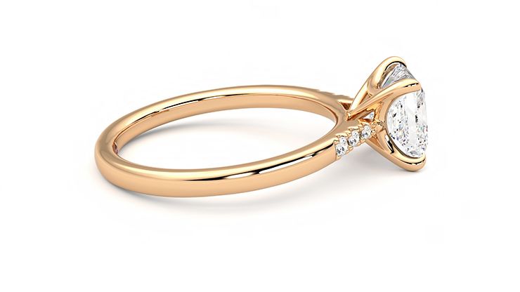 Taylor & Hart Lissome Princess Engagement Ring 360 degree image 10