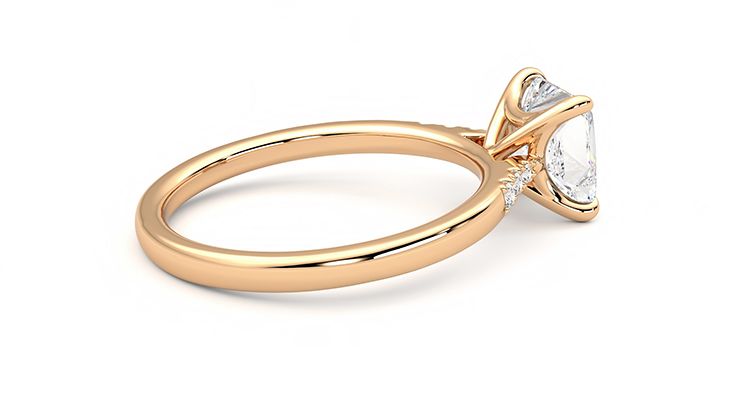 Taylor & Hart Lissome Princess Engagement Ring 360 degree image 11