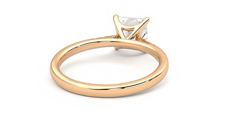 Taylor & Hart Lissome Princess Engagement Ring 360 degree image 14