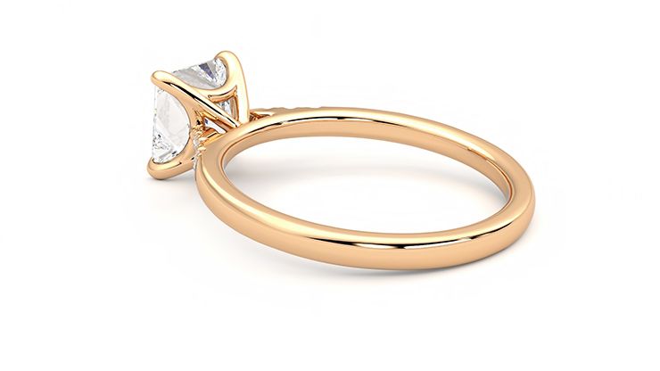 Taylor & Hart Lissome Princess Engagement Ring 360 degree image 18