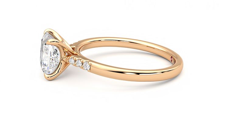Taylor & Hart Lissome Princess Engagement Ring 360 degree image 21