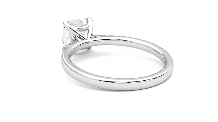 Taylor & Hart Lissome Asscher Engagement Ring 360 degree image 17