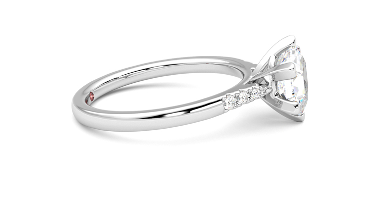 Taylor & Hart Lissome Hexagonal Engagement Ring 360 degree image 9