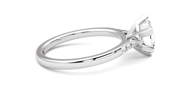Taylor & Hart Lissome Hexagonal Engagement Ring 360 degree image 10