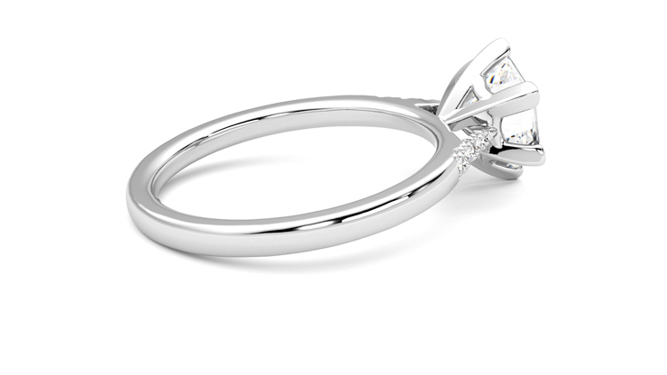 Taylor & Hart Lissome Hexagonal Engagement Ring 360 degree image 11